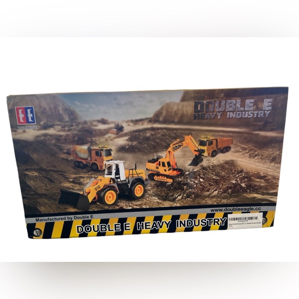 DOUBLE E Remote Control Truck Excavator Toy - New In Box